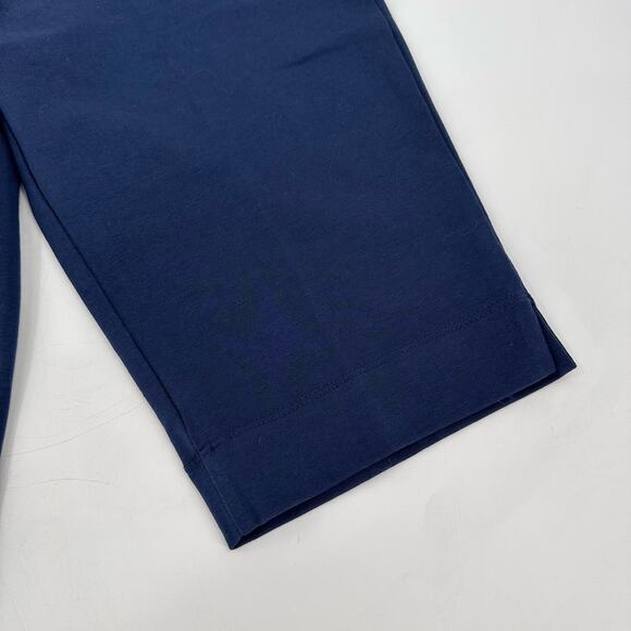 LOGO Layers by Lori Goldstein Bermuda Pull On Shorts NAVY BLUE Womens XXSP - Picture 5 of 6